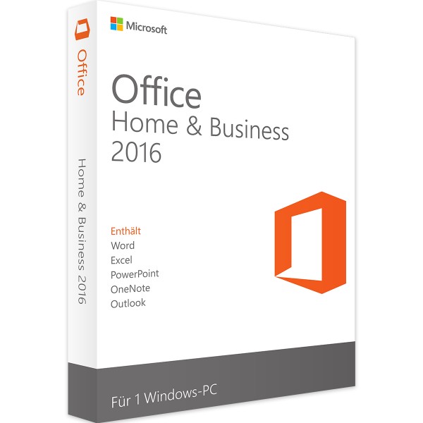 Microsoft Office 2016 Home and Business | für Windows - Detailhandel